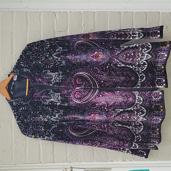 Laura Ashley Velvet Women's Size Large Jacket. One Hook At Bottom Missing. - Picture 6 of 16